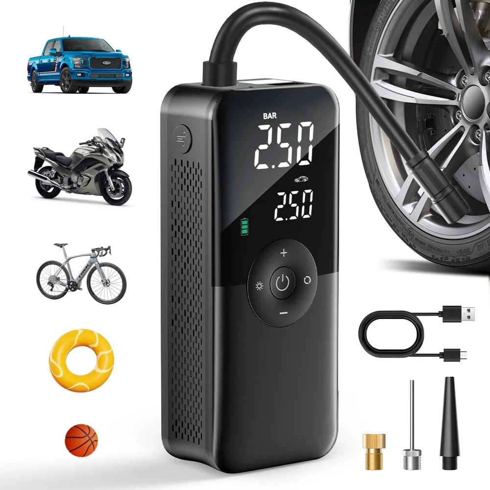 Digital Air Inflator | Rechargeable Electric Pump